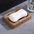 Natural Wooden Soap Dish — product close-up