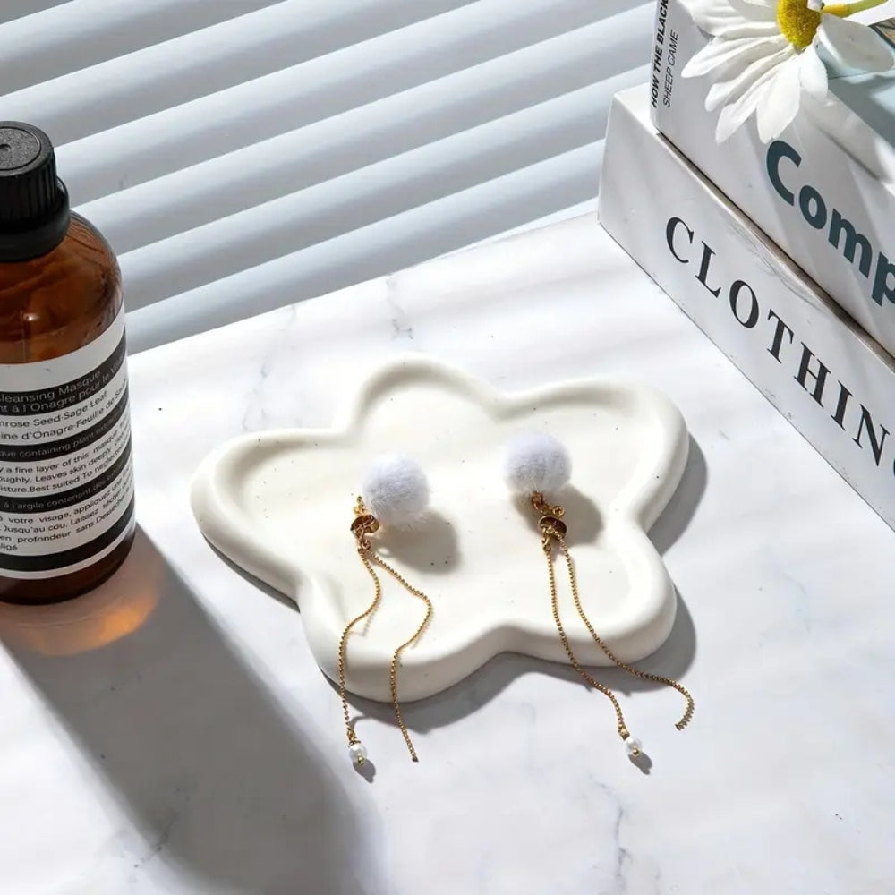 Luxe Ceramic Jewelry Organiser Tray — main product photo
