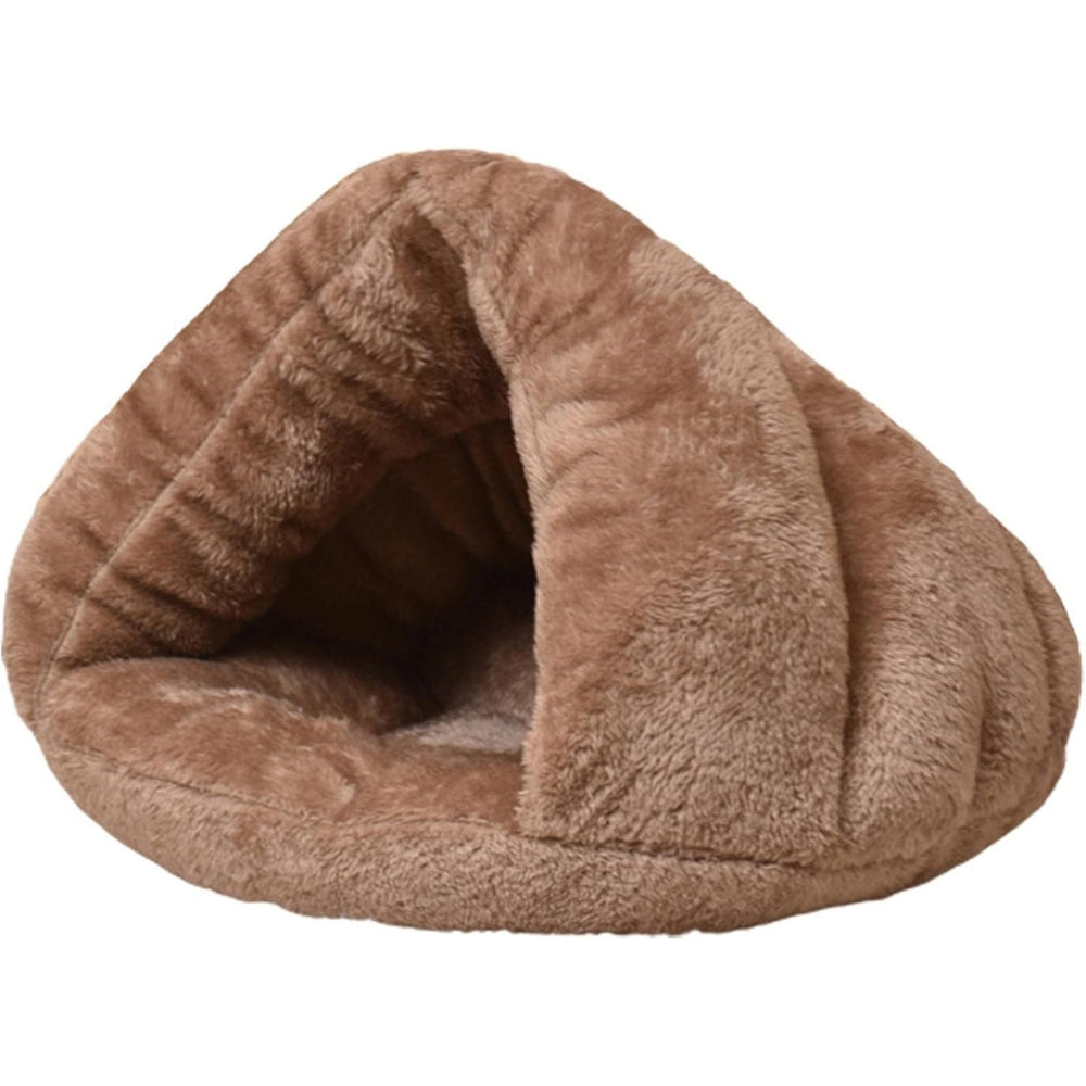 Polar-Fleece Pet Cave Bed — material texture close-up