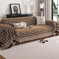Meander Tassels Chenille Sofa Cover — main product photo