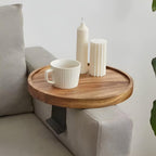 Sofa Armrest Walnut Tray — product close-up