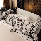 Twilight Branches Chenille Sofa Cover — product close-up