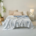 Serenity Rose Throw Blanket — main product photo