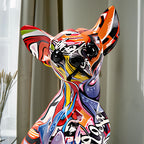 Street Art Chihuahua Sculpture — product in use