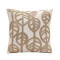 Leaf Embroidery Cushion Cover — lifestyle shot