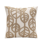 Leaf Embroidery Cushion Cover — lifestyle shot
