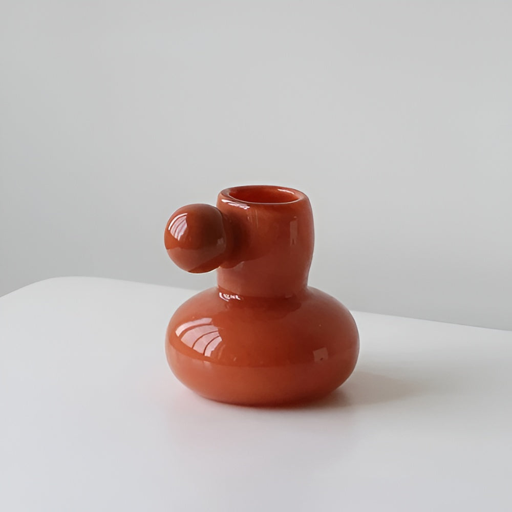 Celestial Nordic Glass Candle Holder — product detail view