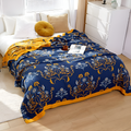 Exquisite Dianthus Flower Reversible Blanket — lifestyle shot