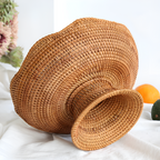 Natural Rattan Handwoven Fruit Basket — product close-up