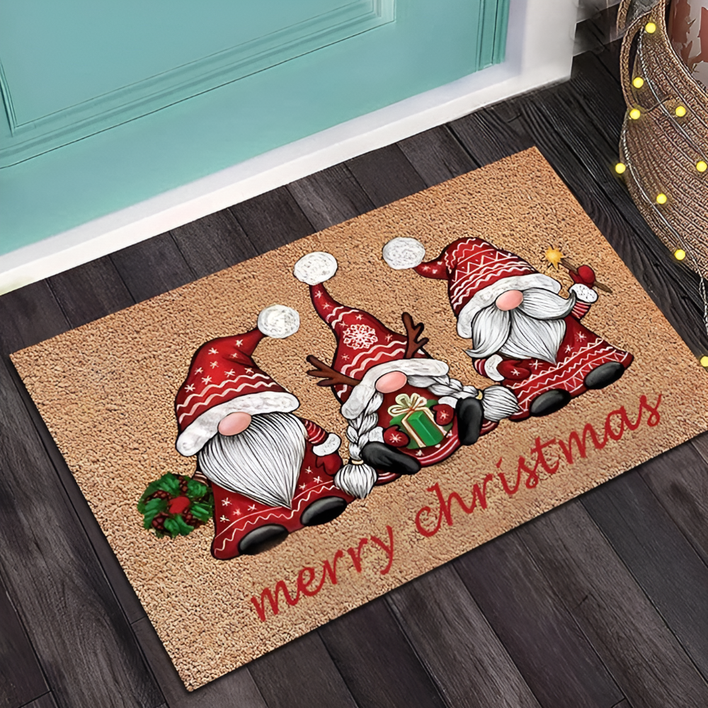 Gnome Wonderland Welcome Mat — alternate angle view