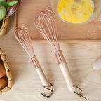 Copper Luxe Kitchen Whisk — alternate angle view
