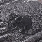 Vivid Grid Absorbent Bath Mat — product in use