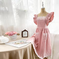 Blush Belle Ruffle Apron — main product photo