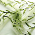 Willow Leaf Strip Window Curtains — product detail view