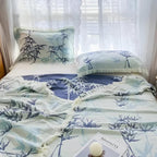 Bamboo Cotton Reversible Jacquard Throw — main product photo
