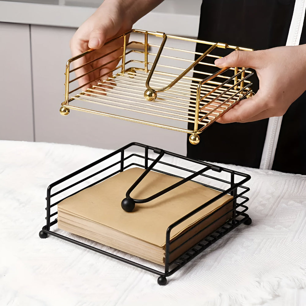 Sleek Iron Napkin Holder — main product photo