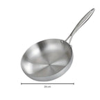 Stainless Steel Frying Pan — product feature detail