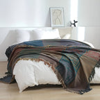 Mandala Tassel Throw Blanket — product close-up