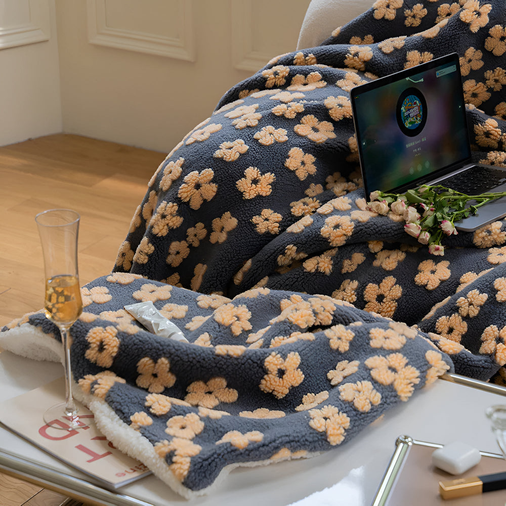 Nature's Wildflower Bliss Blanket — product close-up
