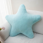 Cuddly Pastel Fluffy Star Cushion — product close-up