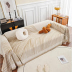 Calista Wave Chenille Sofa Cover — lifestyle shot