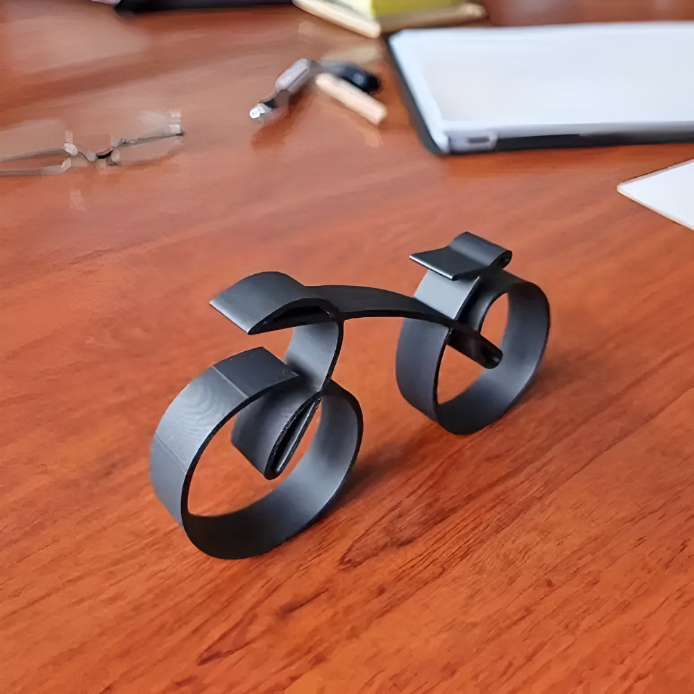 Urban Cyclist Abstract Décor — product in use