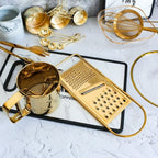 Golden Stainless Steel Grater — product in use