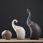 Modern Grace Elephant Sculptures — additional view