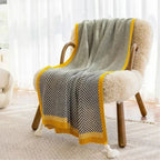 Golden Chevron Luxe Blanket — main product photo