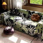 Vintage Rainforest Chenille Tassel Sofa Cover — main product photo