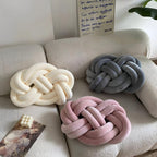 Braided Plush Cushion — product detail view