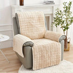 Velvet Grid Recliner Cover — lifestyle shot