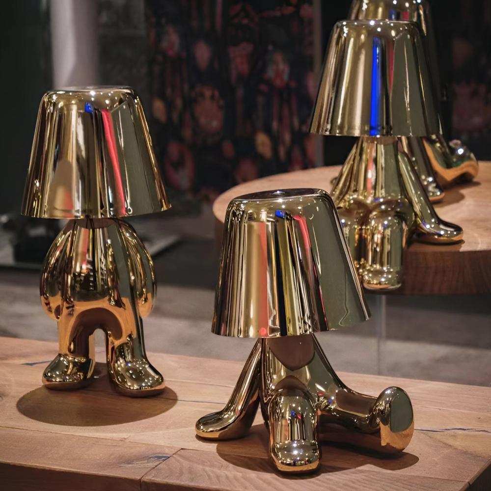 The Thinker Lamp — product in use