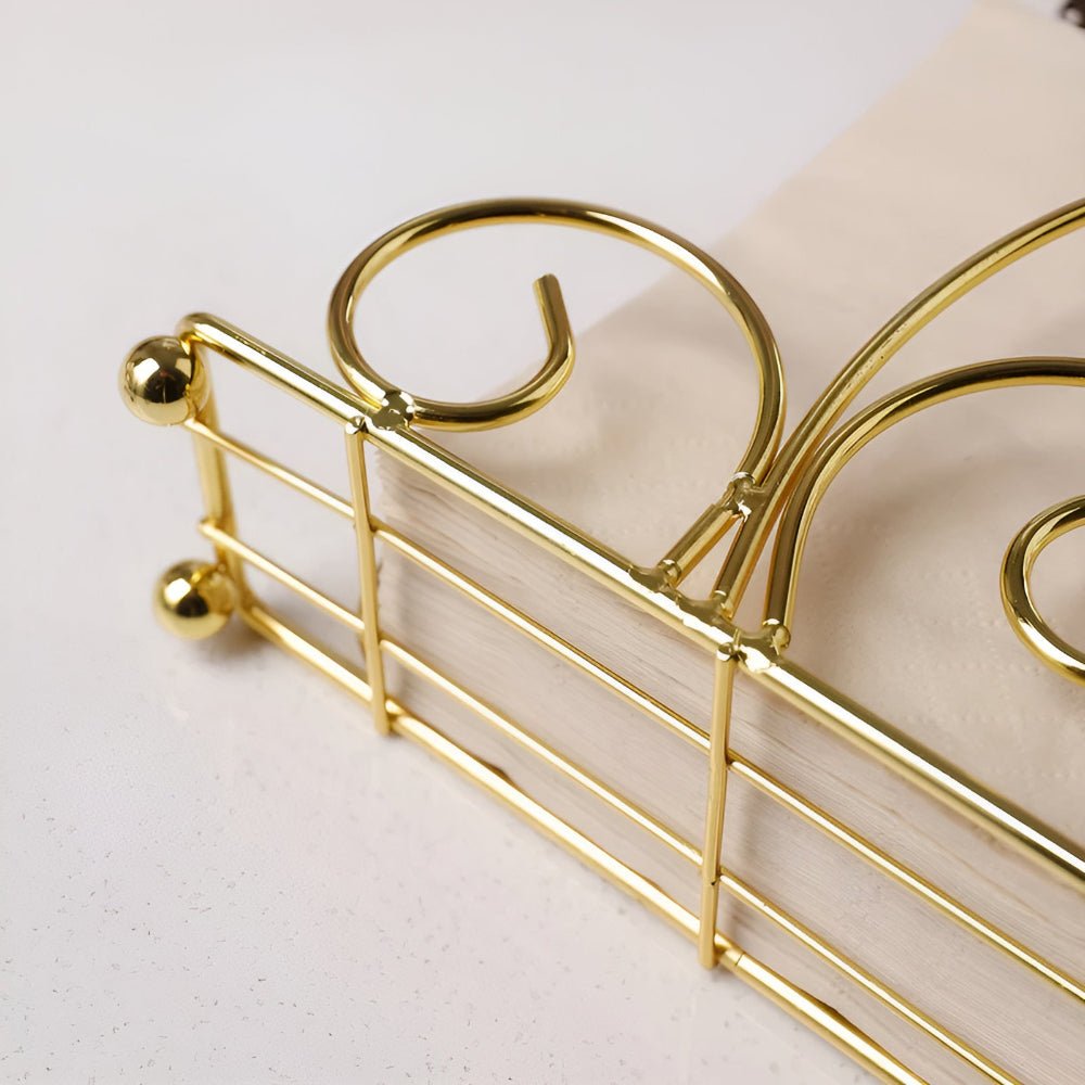 Stylish Swirl Napkin Holder — product detail view