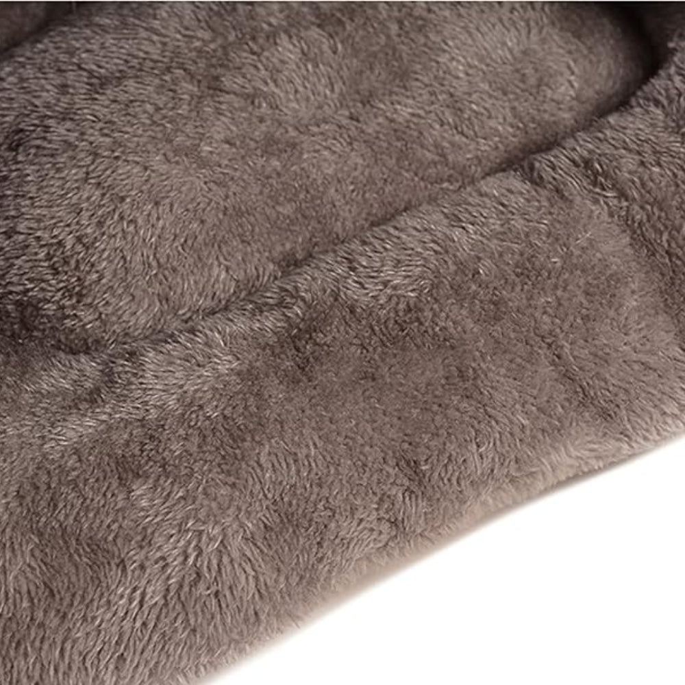 Polar-Fleece Pet Cave Bed — lifestyle shot