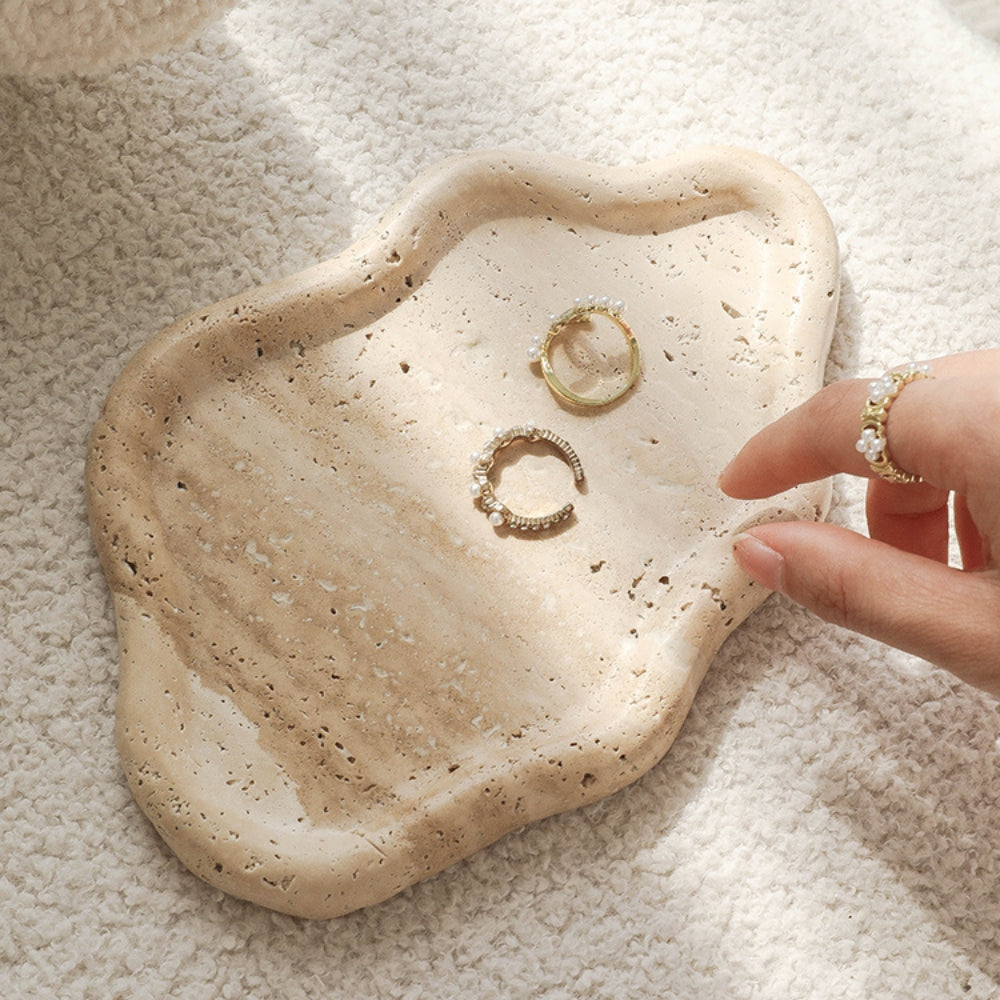 Serene Stone Cloud Jewellery Tray — main product photo