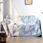 Leafy Whisper Summer Blanket — lifestyle shot