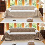 Nordic Speckle Reversible Sofa Cover — product feature detail