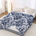 Paisley Dream Cotton Tassel Blanket — alternate angle view
