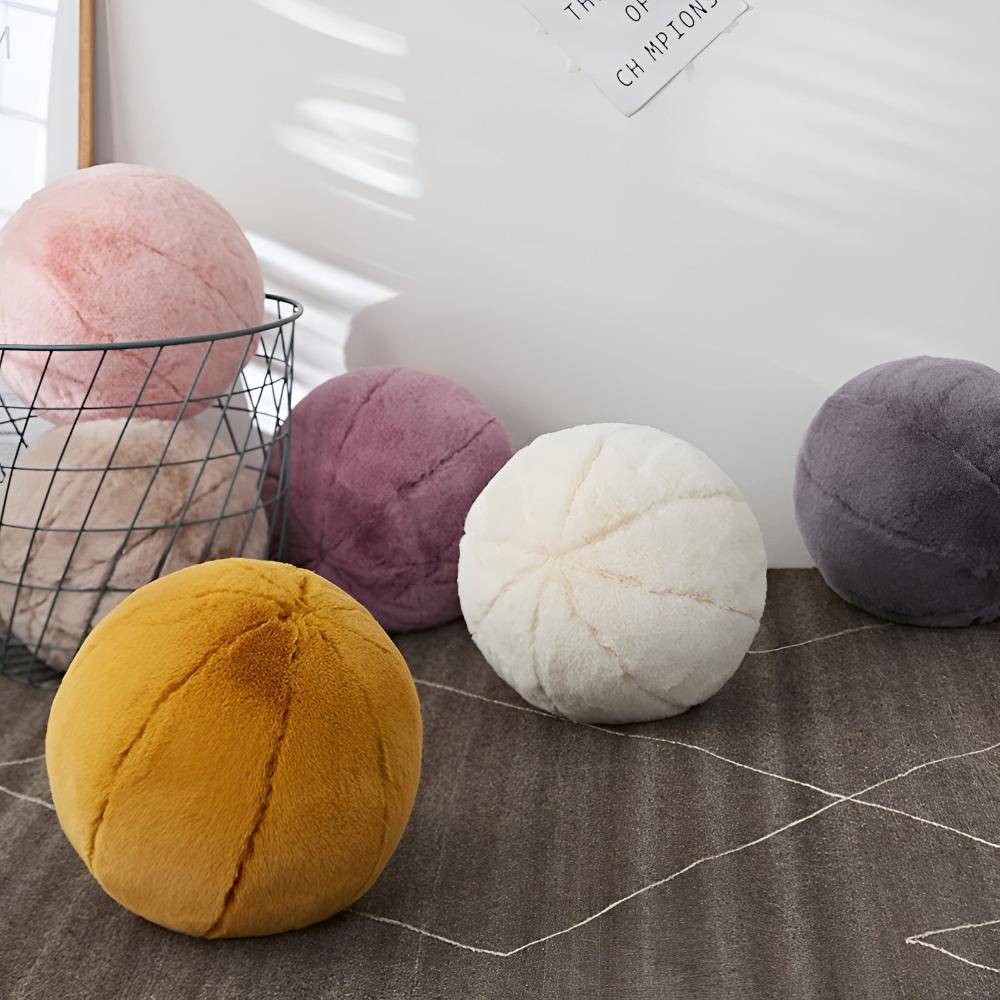 Soft Velvet Spherical Plush Cushions — main product photo