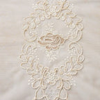 Elyvia Embroidered Classic Sheer Lace Curtain — product close-up