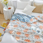 Abstract Sunny Reversible Blanket — main product photo