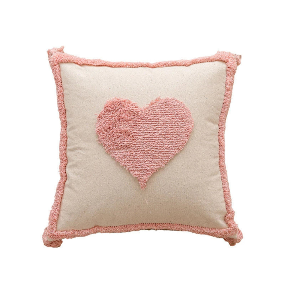 Tassel-Trimmed Boho Floral Cushions — product close-up
