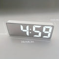 Digital LED Mirror Alarm Clock — size and scale reference
