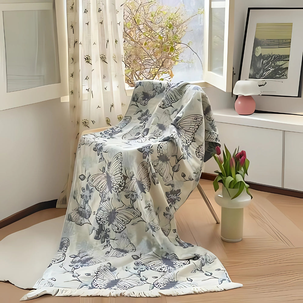 Midnight Swirls Cotton Towel — lifestyle shot