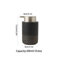 Minimalist Ceramic Soap Dispenser — alternate angle view