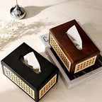 Minimalist Japandi Tissue Box — product in use