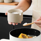 Rustic Ceramic Seasoning Jar Set — product detail view