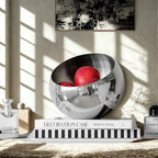 Modern Arc Steel Fruit Bowl — main product photo