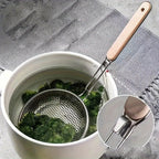 Skimmer Stainless Steel Colander Strainer — product detail view